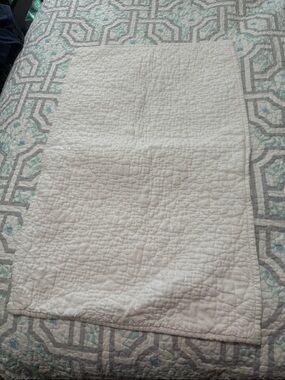 Single Restoration Hardware Vintage Washed Hancrafted Linen Pillow Sham White OS